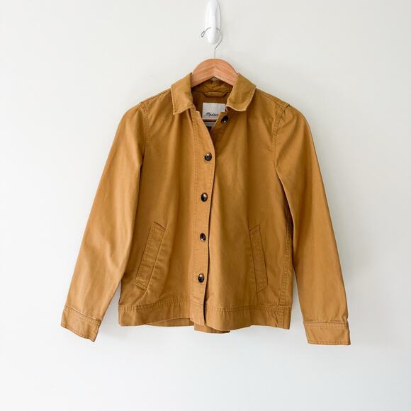 Madewell Jackets & Blazers - Madewell Northwood Sand Cropped Utility Tan Khaki Utility Jacket, Size XS